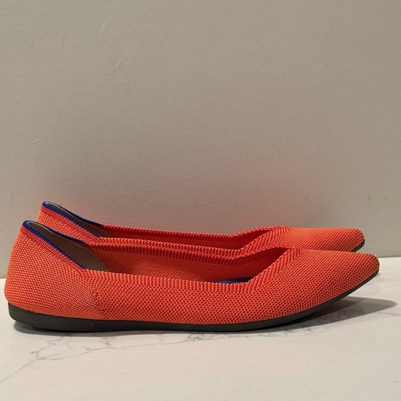 Rothy's - Pointed persimmon flats - Picture 2 of 8